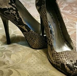 Gianni Bini Heels - Snake Skin